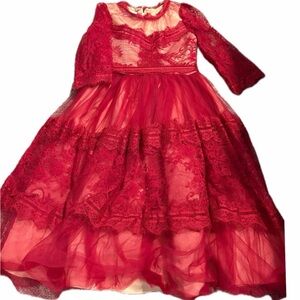 Trish Scully | Dresses | Trish Scully Girls Size 3 Toddler Red Plaid  Holiday Christmas Dress | Poshmark